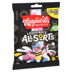 Maynards Bassetts Liquorice Allsorts Sweets Bag (Case of 10) - Honesty Sales
