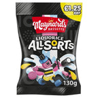 Maynards Bassetts Liquorice Allsorts Sweets Bag (Case of 10) - Honesty Sales