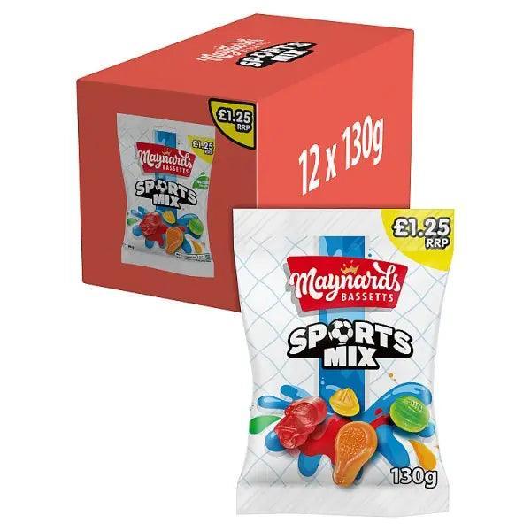 Maynards Bassetts Sports Mix Sweets Bag (Case of 12) - Honesty Sales Main image