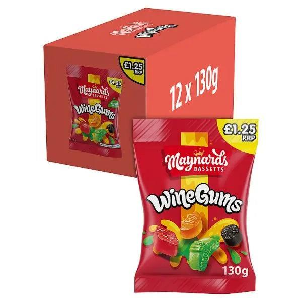 Maynards Bassetts Wine Gums Sweets Bag (Case of 12) - Honesty Sales Image principale du produit