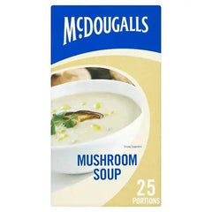 McDougalls Mushroom Soup 25 Portions 357g - Honesty Sales