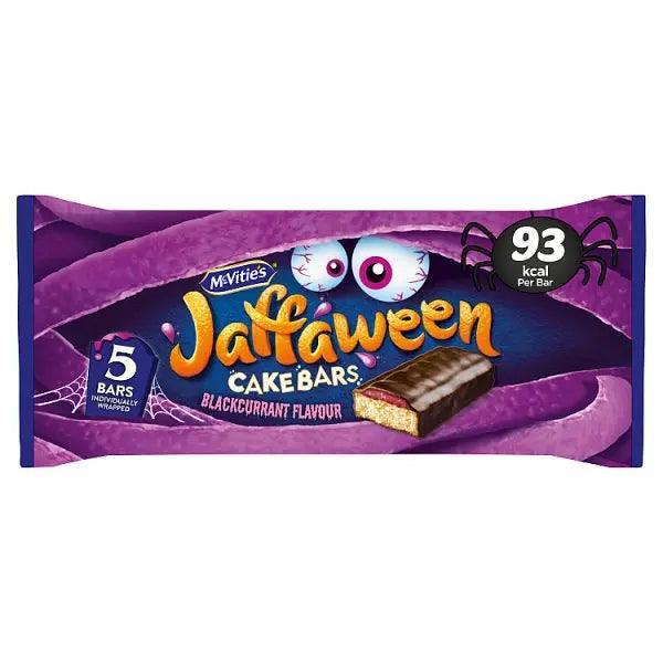 McVitie's Jaffaween Blackcurrant Cake Bar Multipack 5 x24.4g, 122g (Case of 12) - Honesty Sales U.K