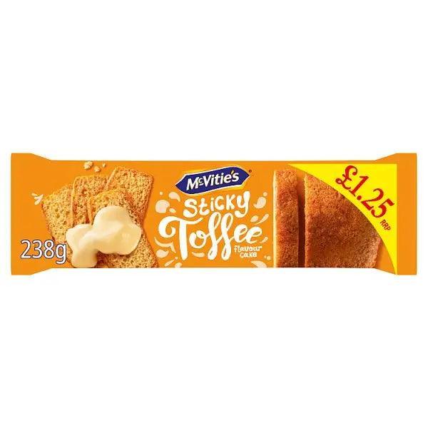 McVitie's Sticky Toffee Cake (Case of 8) - Honesty Sales