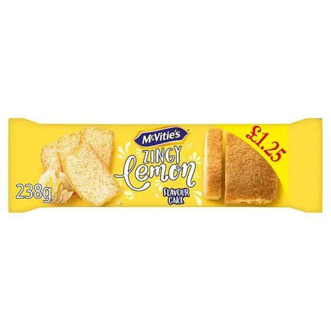 McVitie's Zingy Lemon Cake (Case of 8) - Honesty Sales U.K