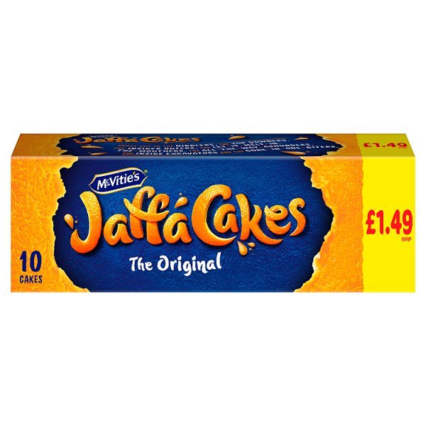 McVitie's Jaffa Cakes Original Chocolate Biscuits 10 Cakes 110g (12 x 110g) - Honesty Sales