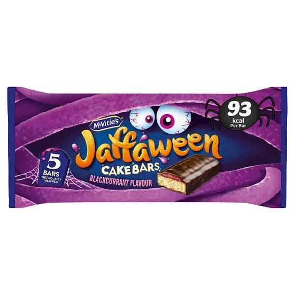 McVitie's Jaffaween Blackcurrant Cake Bar Multipack 5 x24.4g, 122g (Case of 12) - Honesty Sales