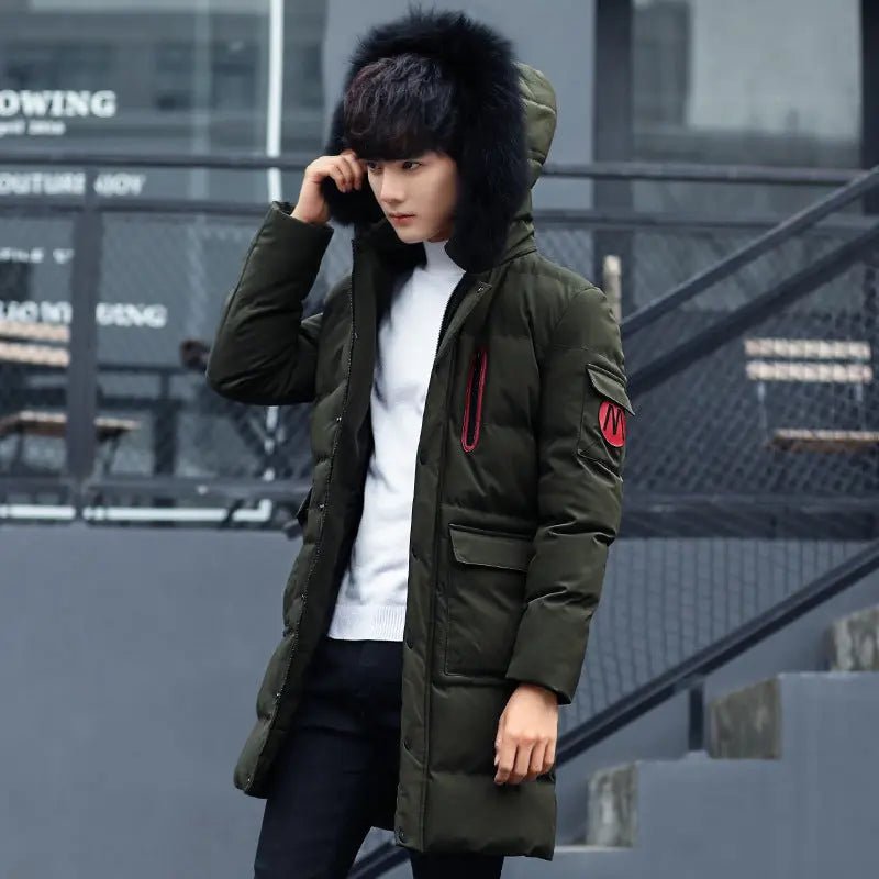 Men Coat Thickened Cotton Padded Jacket - Honesty Sales