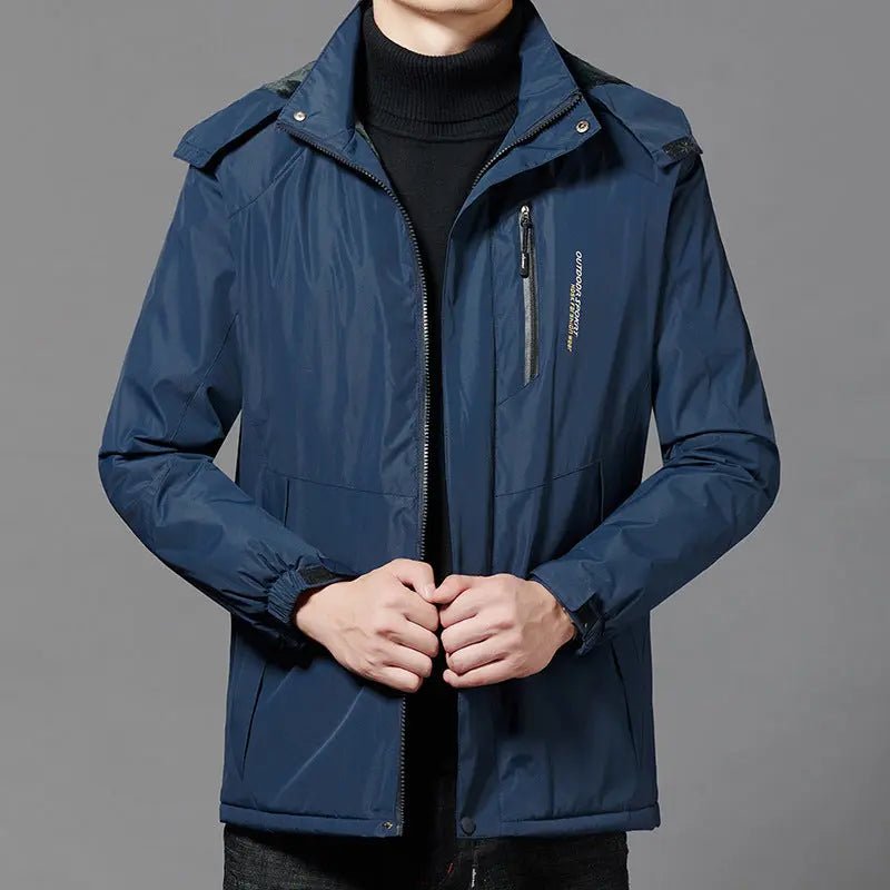 Men Coat Thickened Windproof And Warm - Honesty Sales