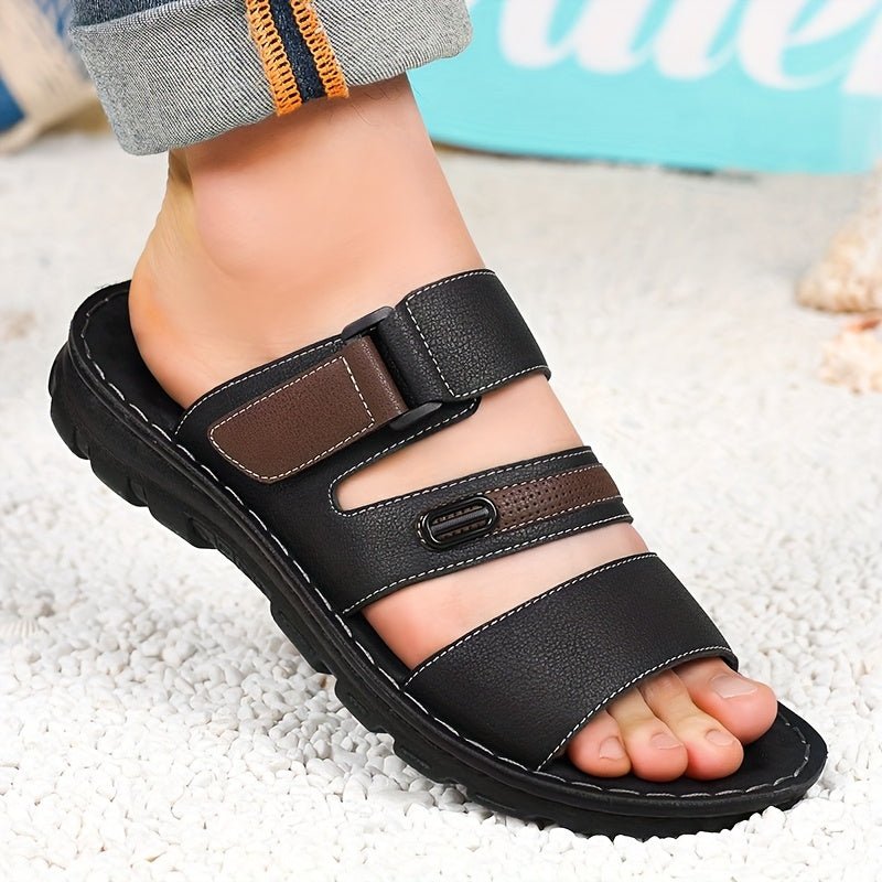 Men’s All - Season Non - Slip Sandals – Wear - Resistant Outdoor Slippers (3 Colors) - Honesty Sales