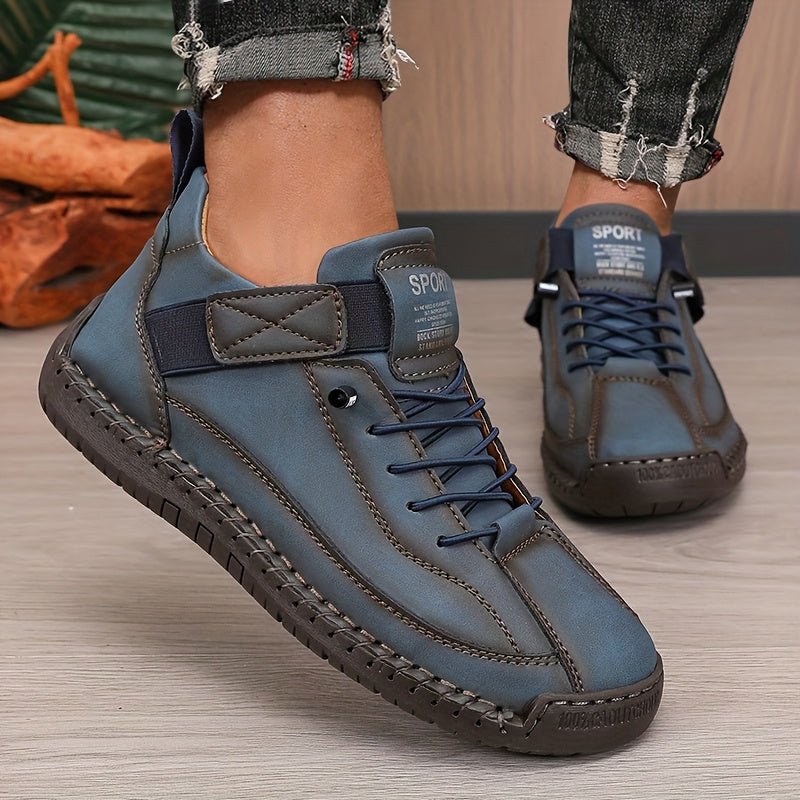 Men’s Ankle Outdoor Sneakers – Durable Lace - Up & Hook - and - Loop Hiking Shoes, All - Season Casual Sports Boots - Honesty Sales