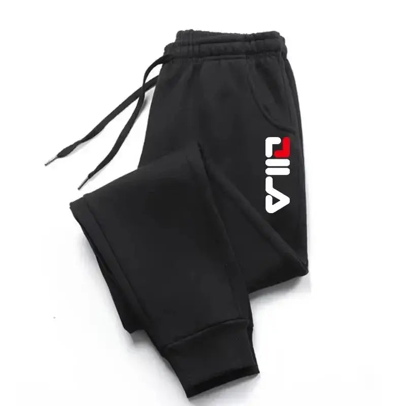 Men's Autumn Winter Fleece Joggers – Drawstring Fitness & Sports Sweatpants (WK007) - Honesty Sales