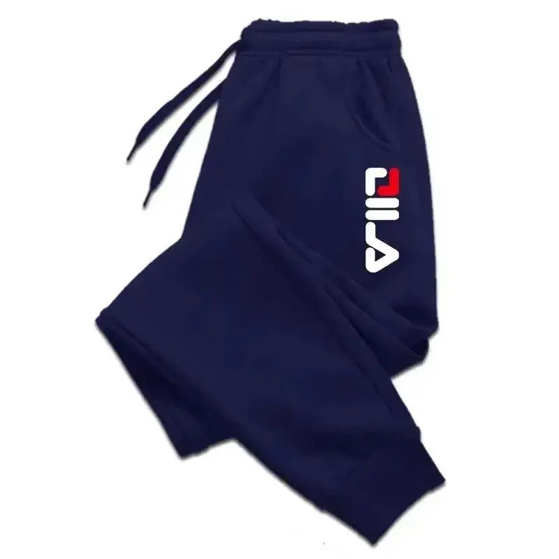 Men's Autumn Winter Fleece Joggers – Drawstring Fitness & Sports Sweatpants (WK007) - Honesty Sales
