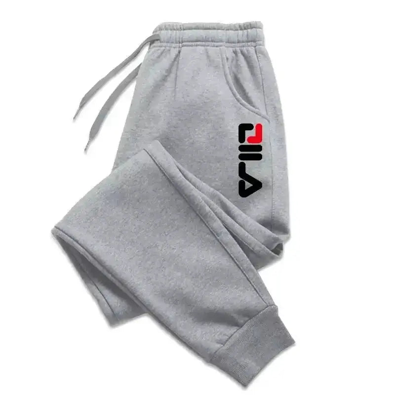 Men's Autumn Winter Fleece Joggers – Drawstring Fitness & Sports Sweatpants (WK007) - Honesty Sales
