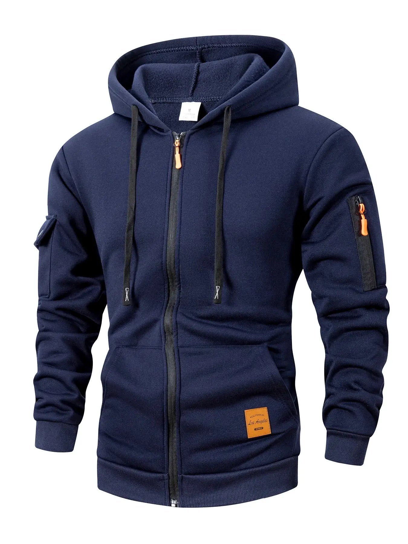Men’s Autumn Zip - Up Hoodie – Slim Fit Sweatshirt Jacket - Honesty Sales