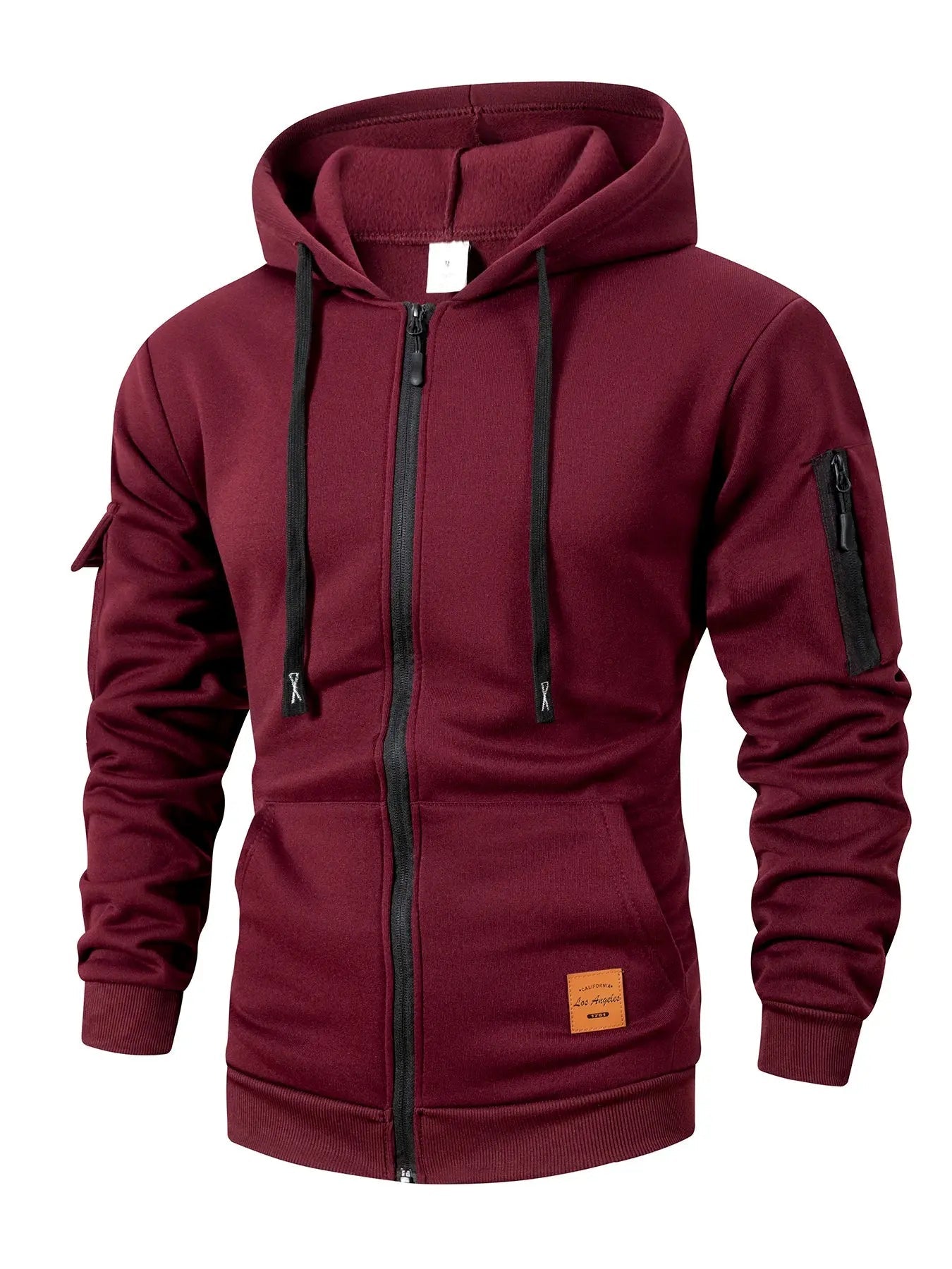 Men’s Autumn Zip - Up Hoodie – Slim Fit Sweatshirt Jacket - Honesty Sales