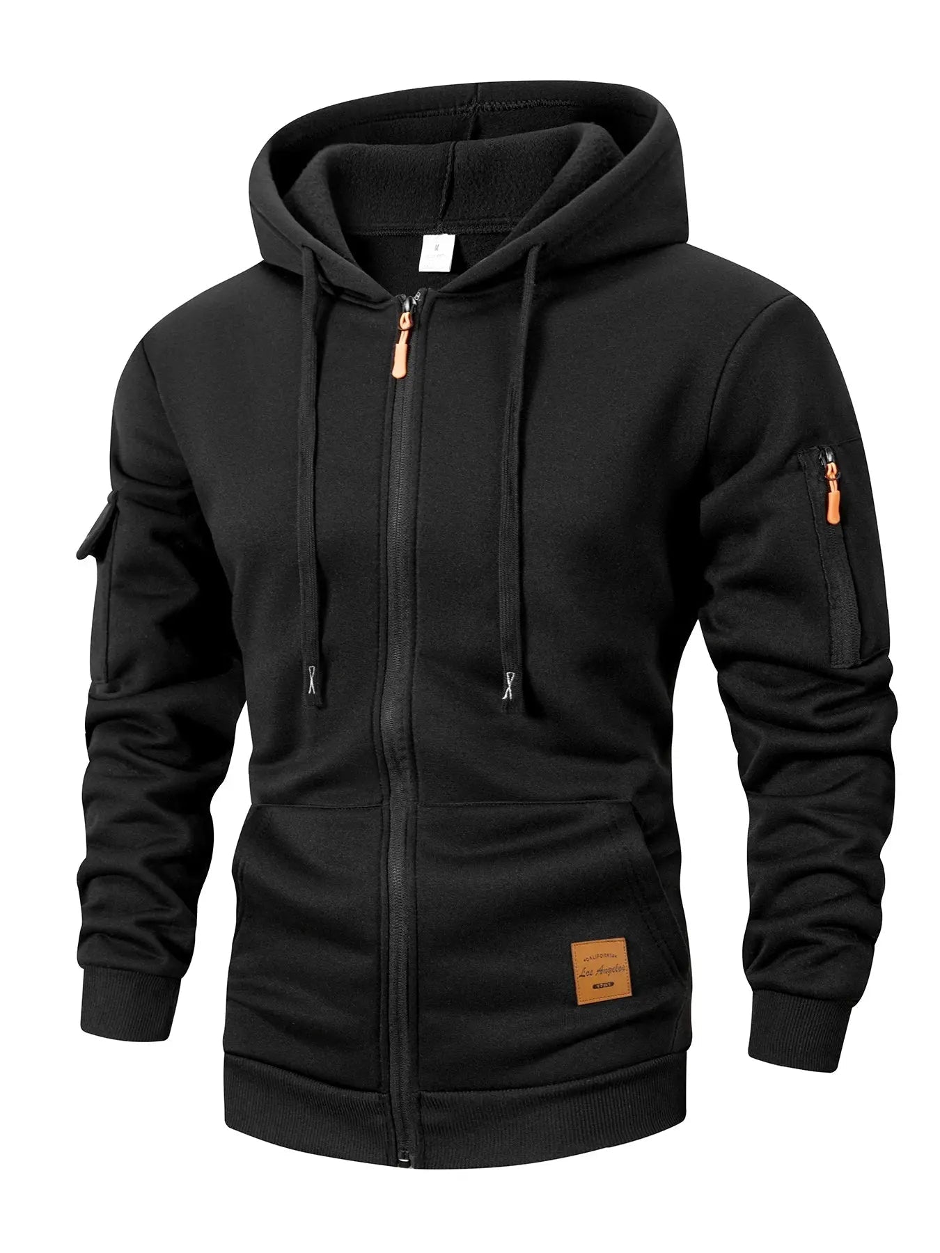Men’s Autumn Zip - Up Hoodie – Slim Fit Sweatshirt Jacket - Honesty Sales