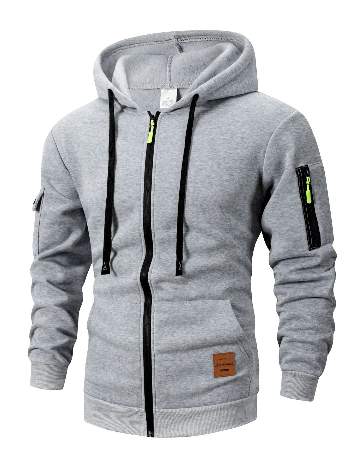 Men’s Autumn Zip - Up Hoodie – Slim Fit Sweatshirt Jacket - Honesty Sales