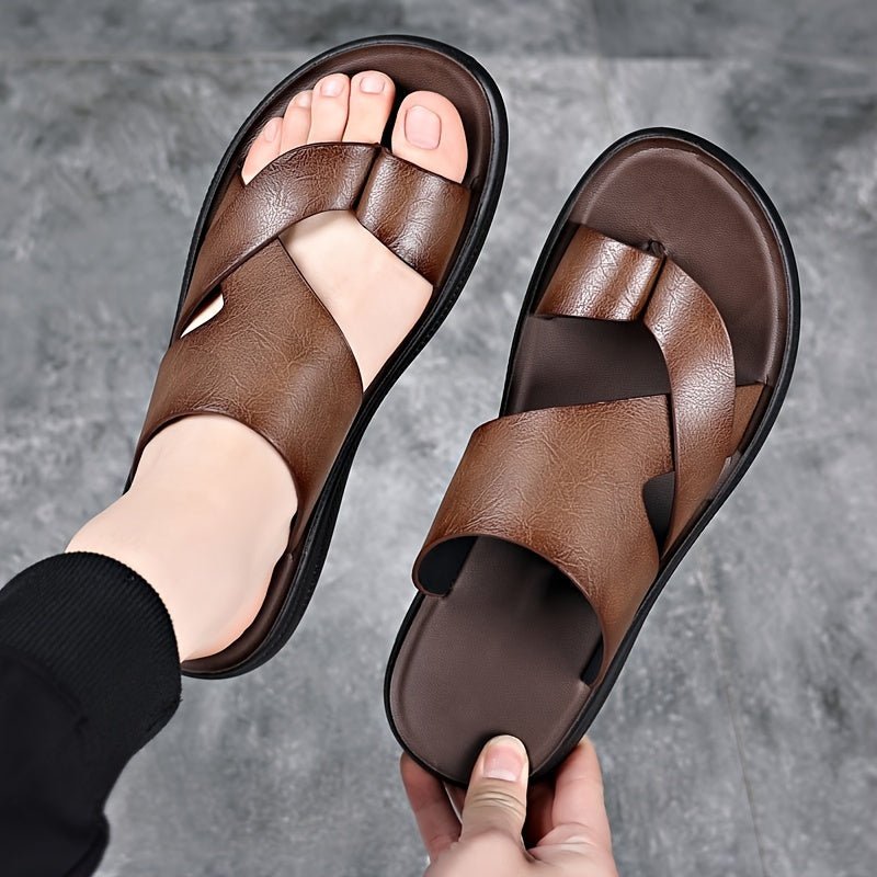 Men’s Breathable Summer Slippers – Lightweight Beach & Home Sandals - Honesty Sales