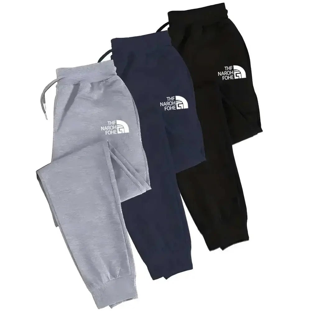 Men’s Casual Jogger Pants – Elastic Drawstring Waist, Cuffed Ankles - Honesty Sales