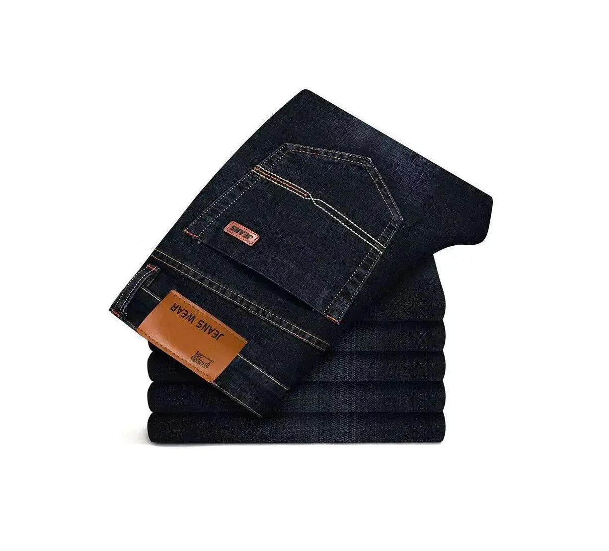 Men’s Cotton Blend Waffle Trousers – Straight Business Casual Pants - Honesty Sales