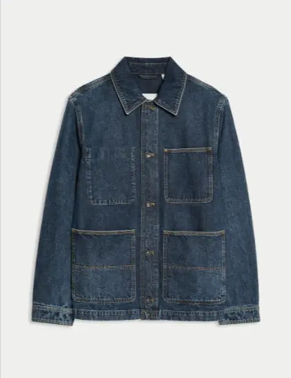 Mens Denim Jacket 100% Cotton - Honesty Sales