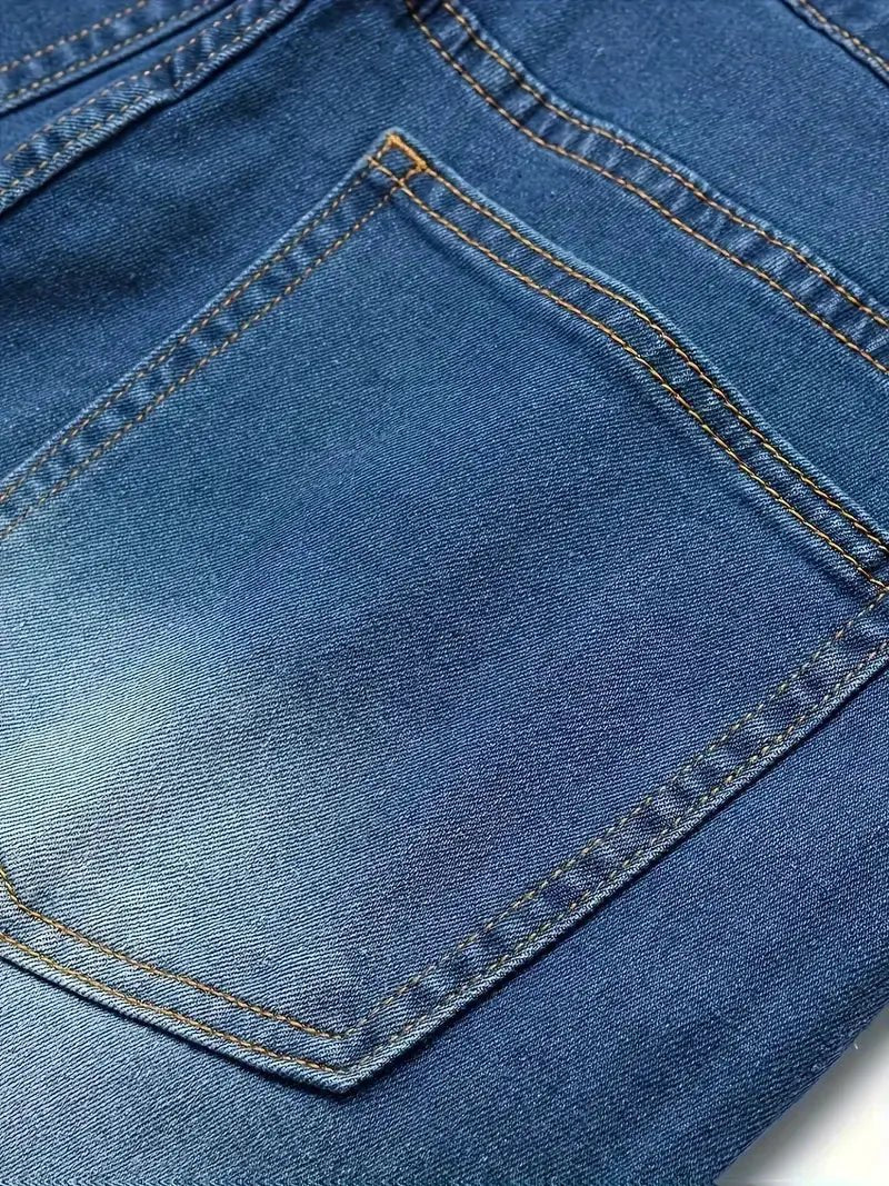 Men’s Distressed Stretch Jeans – Ripped Street Style Denim - Honesty Sales