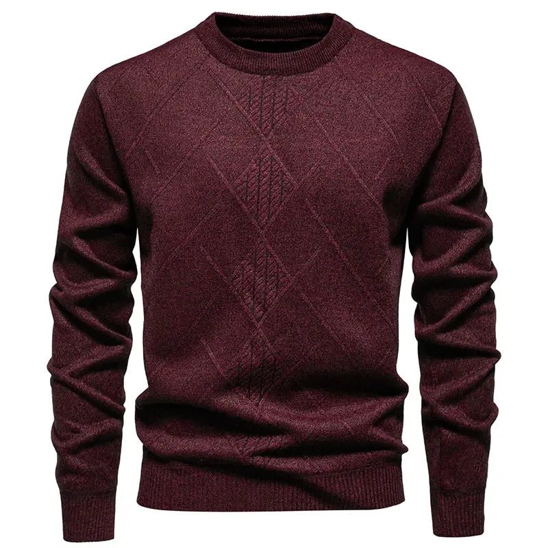 Men’s Half - Zip Knit Sweater – Autumn/Winter Mock Neck Pullover - Honesty Sales