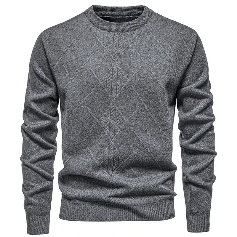Men’s Half - Zip Knit Sweater – Autumn/Winter Mock Neck Pullover - Honesty Sales