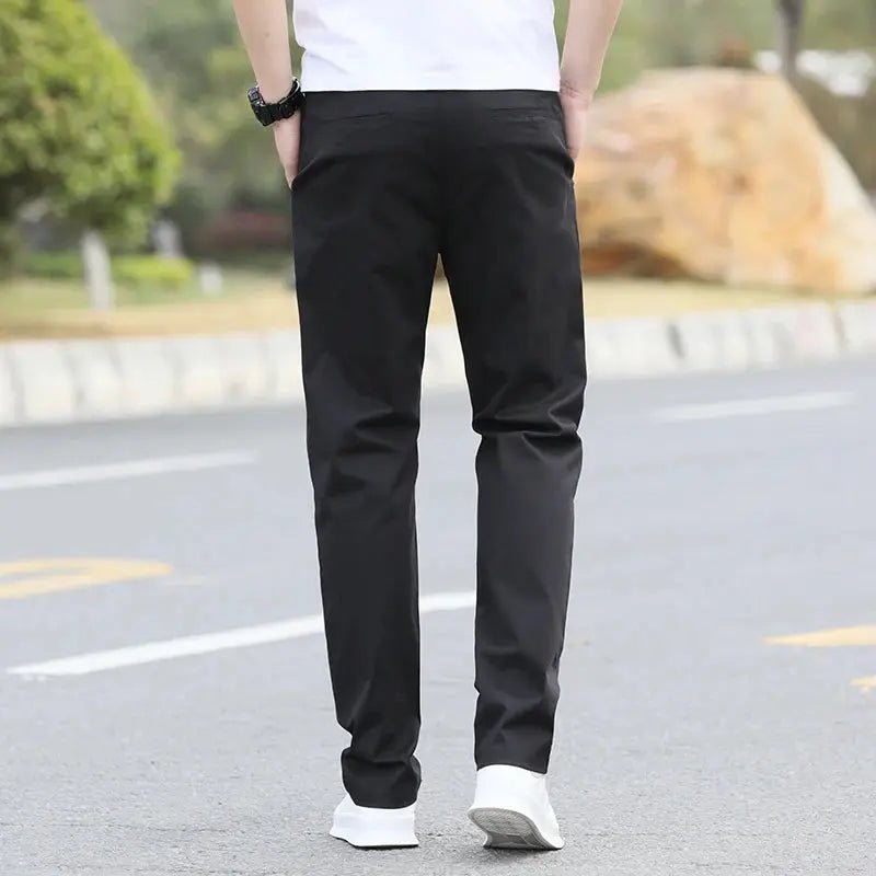 Men's High - Quality Chinos - Cotton Casual Trousers - Breathable Straight Pants (Sizes w28 - w40) - Honesty Sales
