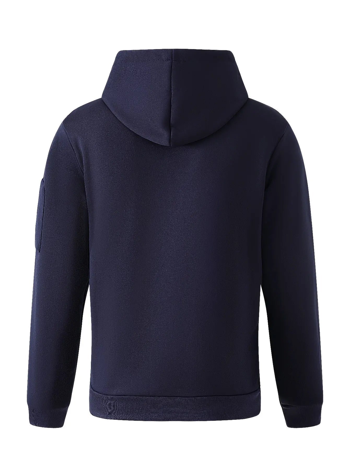 Men’s Hooded Sweatshirt Jacket – Colorful Flag Print Casual Wear - Honesty Sales