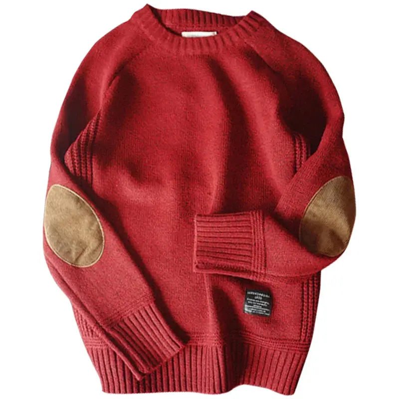 Men’s Oversized Wool Pullover – Autumn Casual Loose Knit Sweater - Honesty Sales