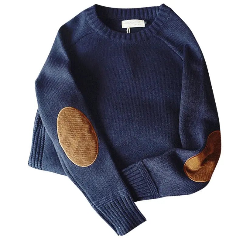 Men’s Oversized Wool Pullover – Autumn Casual Loose Knit Sweater - Honesty Sales