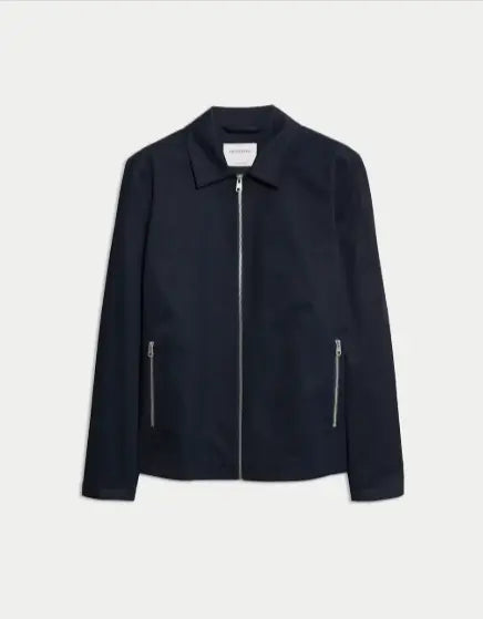 Mens Pure Cotton Harrington Jacket - Honesty Sales