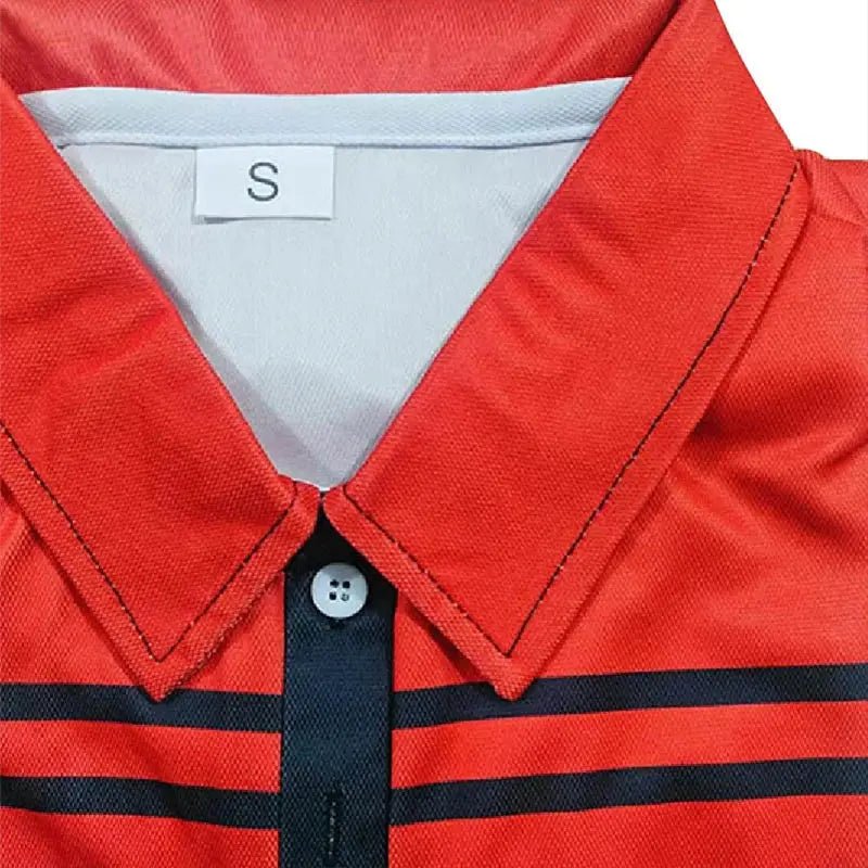 Men's Rugby Polo Shirt – Striped, Short Sleeve, Casual Athleisure - Honesty Sales