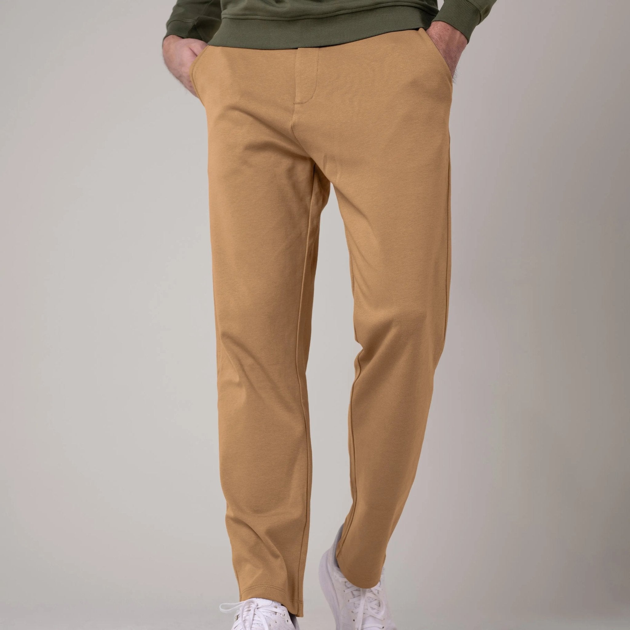Men’s Slim Fit Jersey Trousers – Smart Casual Drawstring Joggers - Honesty Sales