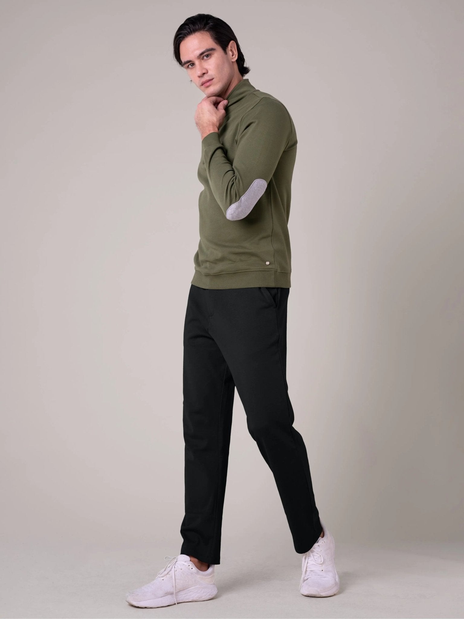 Men’s Slim Fit Jersey Trousers – Smart Casual Drawstring Joggers - Honesty Sales