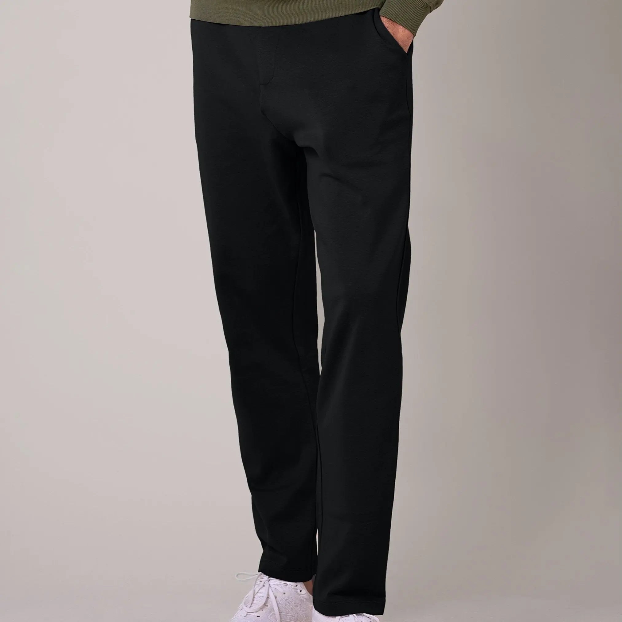 Men’s Slim Fit Jersey Trousers – Smart Casual Drawstring Joggers - Honesty Sales