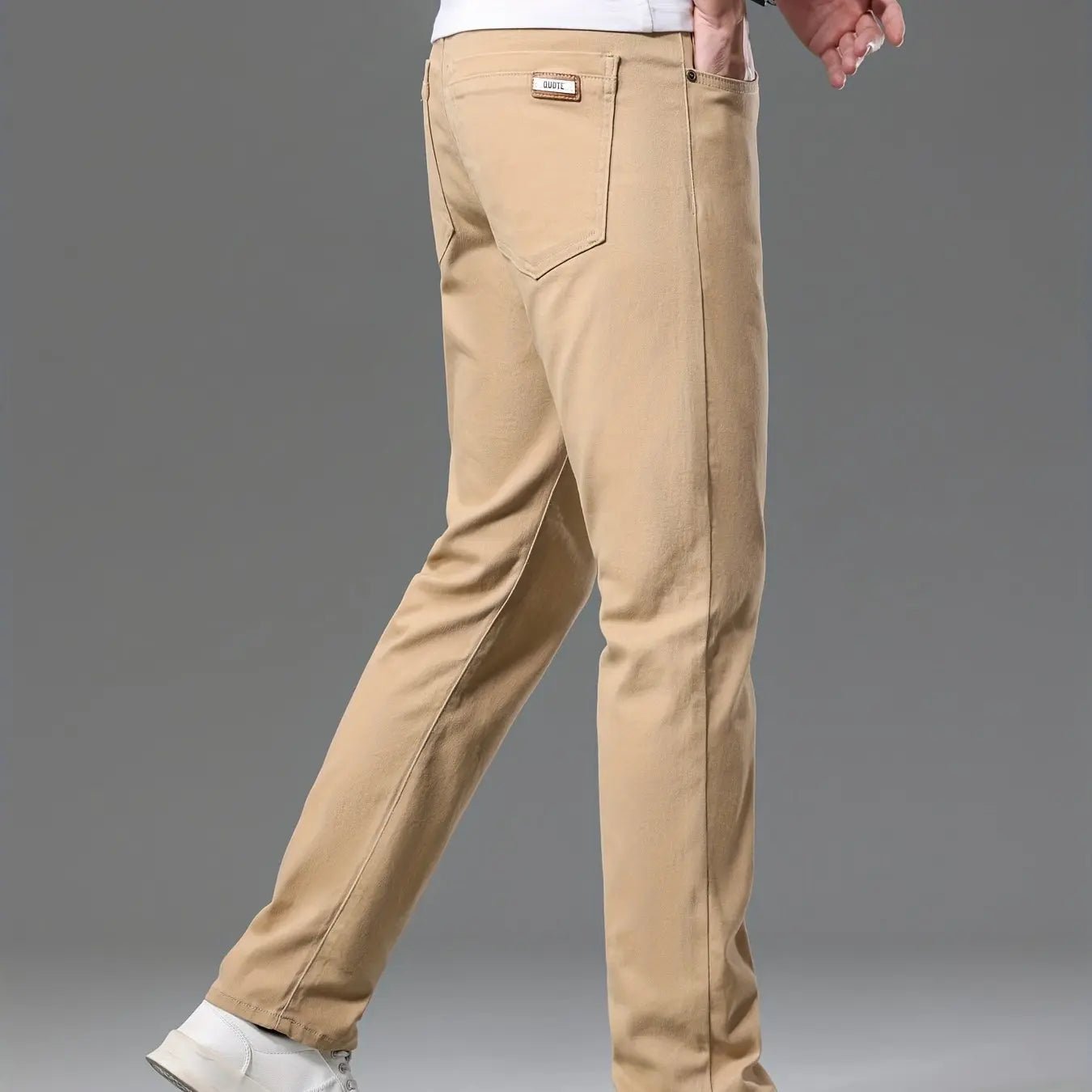 Men’s Slim - Fit Stretch Chino Pants – Classic All - Season Casual & Office Wear - Honesty Sales