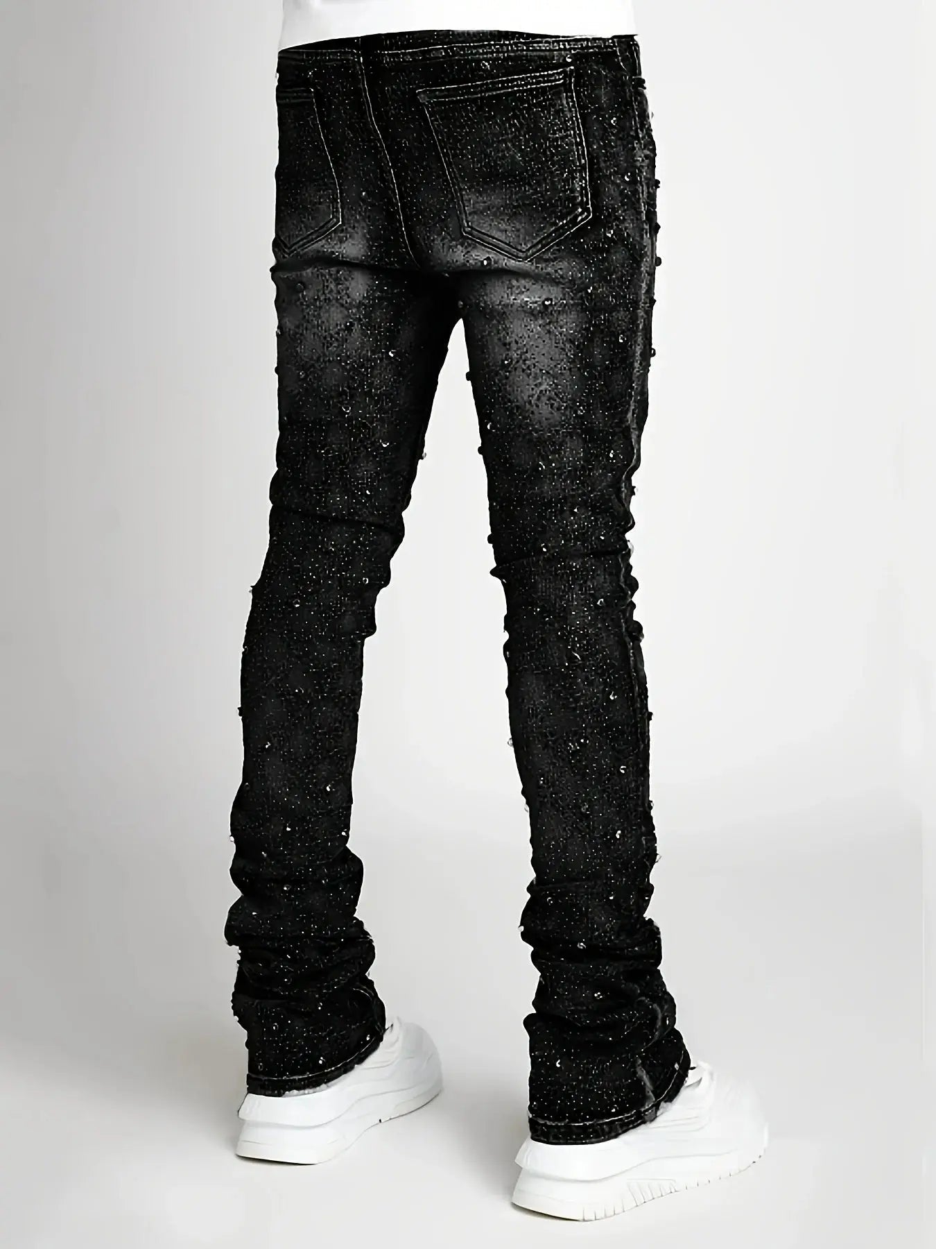 Men’s Straight Leg Denim Jeans – European & American Street Fashion - Honesty Sales