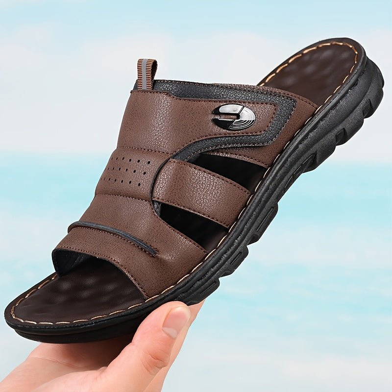 Men’s Summer Non - Slip Slip - On Sandals – Lightweight Quick - Dry Indoor/Outdoor Shoes - Honesty Sales