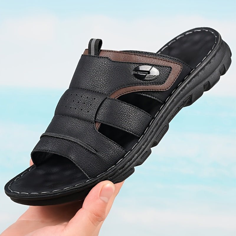 Men’s Summer Non - Slip Slip - On Sandals – Lightweight Quick - Dry Indoor/Outdoor Shoes - Honesty Sales