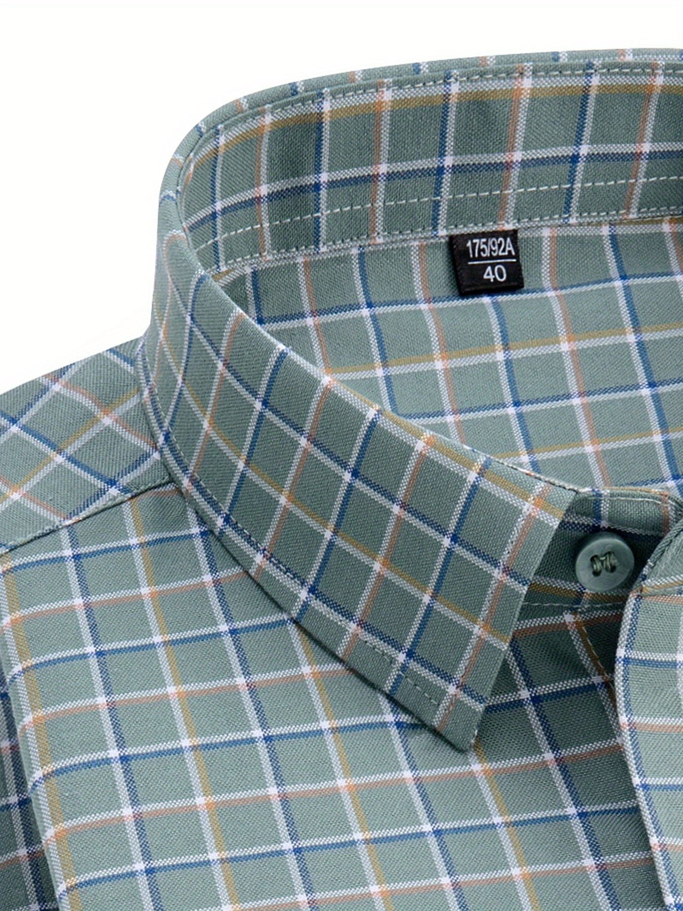 Men’s Summer Plaid Long Sleeve Shirt – Trendy, Breathable, Comfortable Casual Wear - Honesty Sales