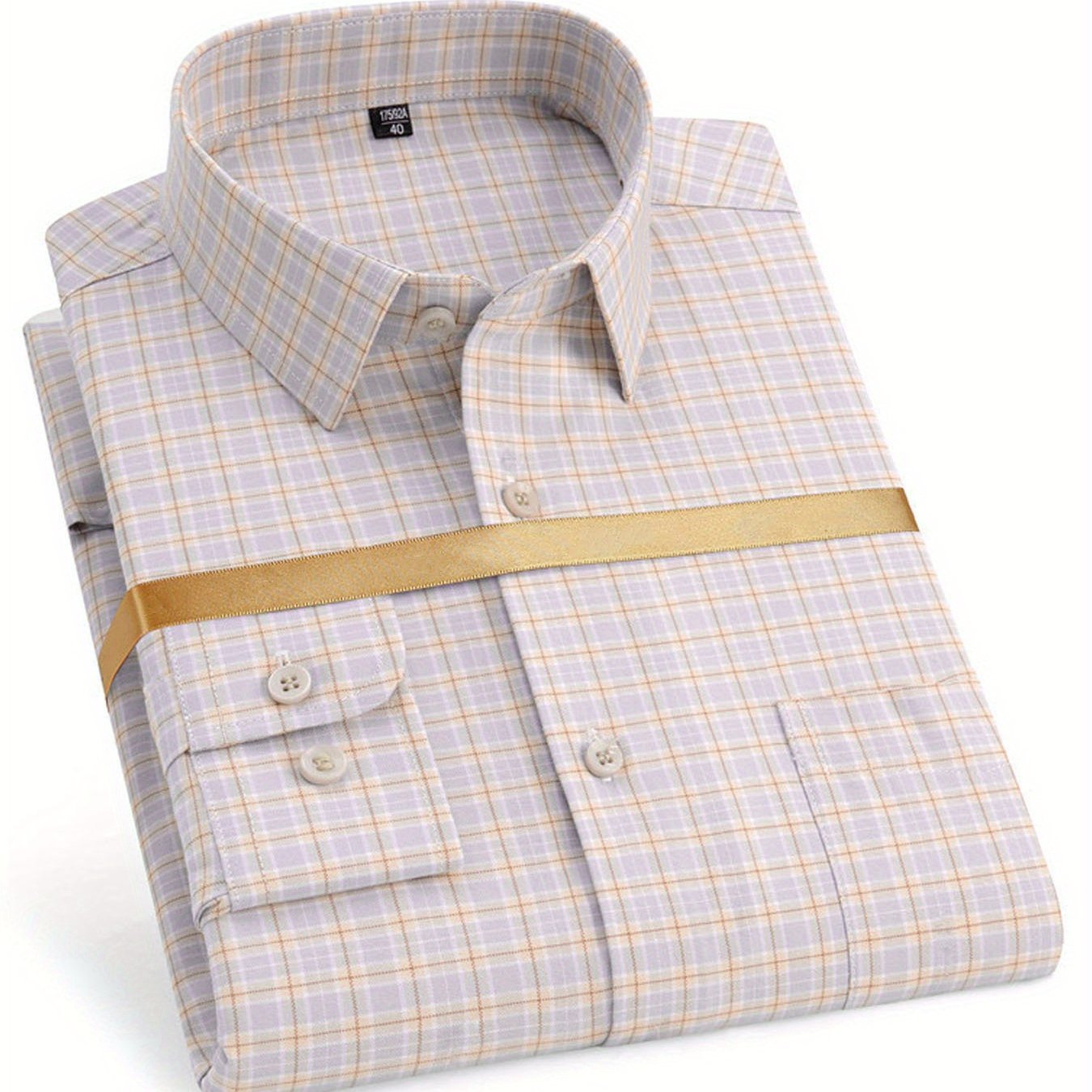 Men’s Summer Plaid Long Sleeve Shirt – Trendy, Breathable, Comfortable Casual Wear - Honesty Sales