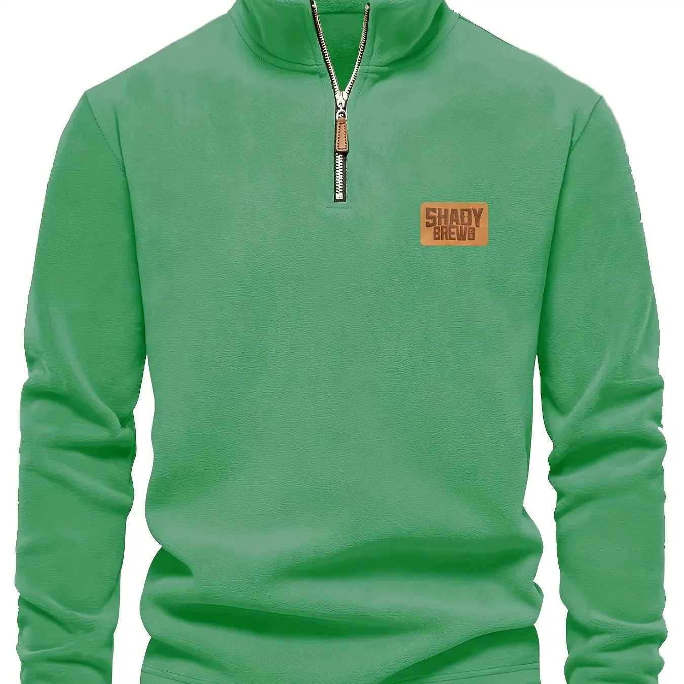 Men’s Thermal Fleece - Lined Half - Zip Sweater – Heavyweight Winter Pullover - Honesty Sales