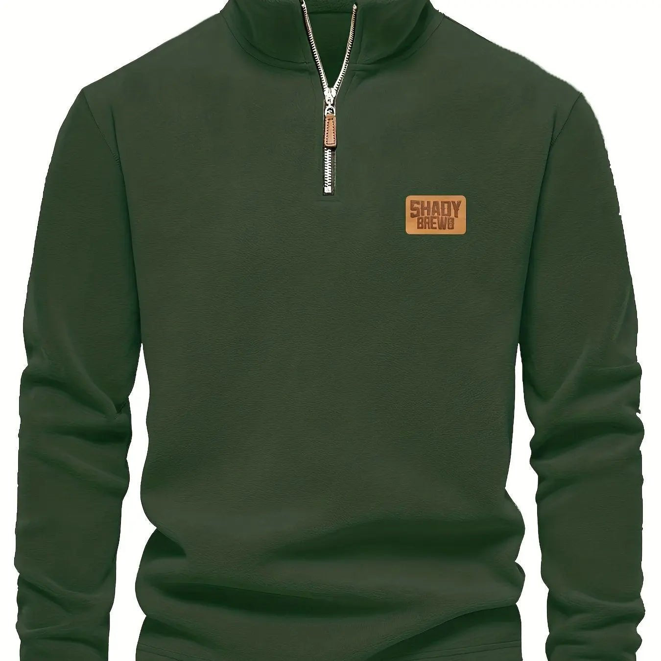 Men’s Thermal Fleece - Lined Half - Zip Sweater – Heavyweight Winter Pullover - Honesty Sales
