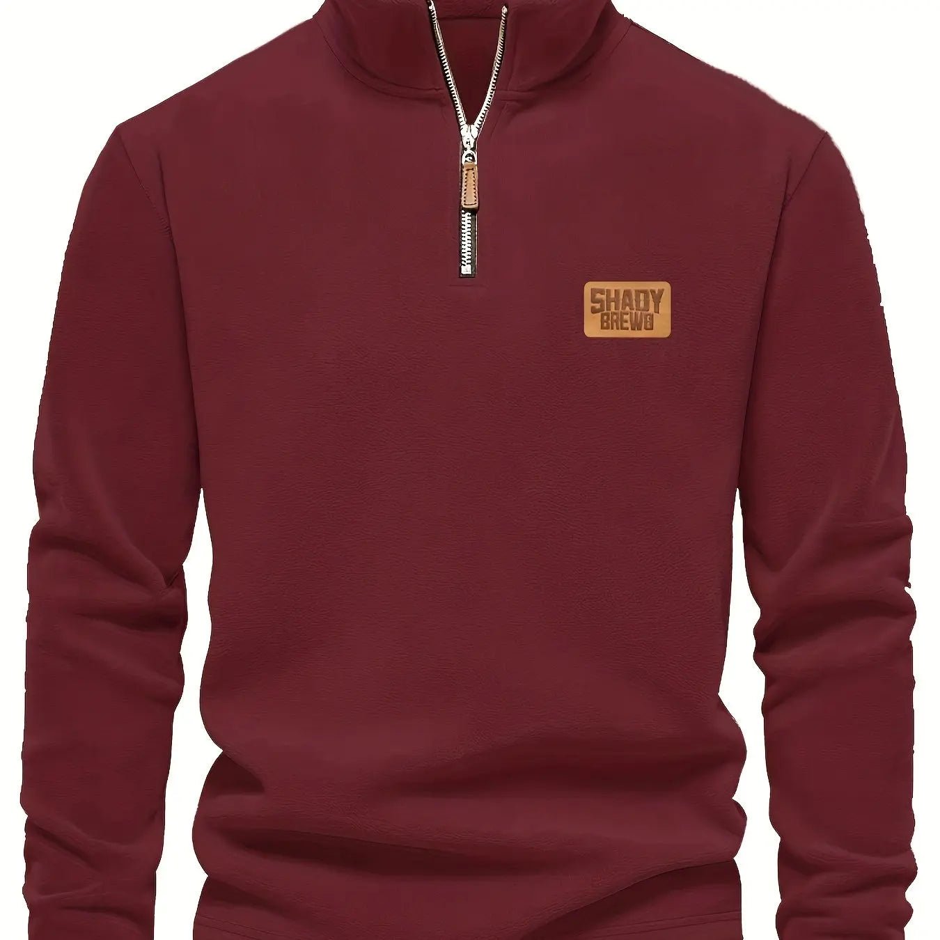 Men’s Thermal Fleece - Lined Half - Zip Sweater – Heavyweight Winter Pullover - Honesty Sales