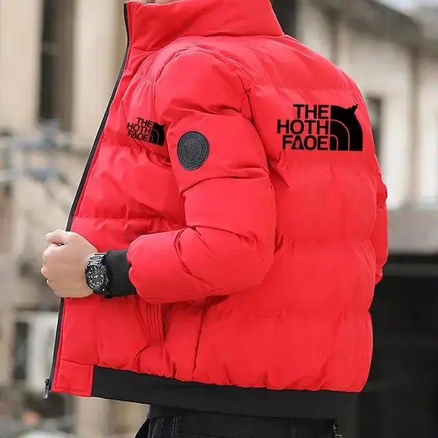 Men's Tiger Logo Padded Cotton Jacket - Short Thick Casual Parka, Winter Trend (S - 5XL) - Honesty Sales