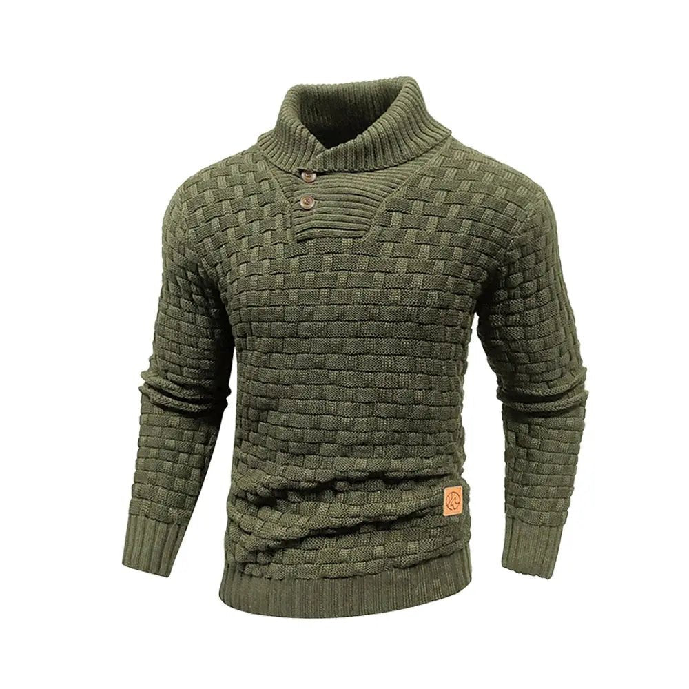 Men’s Winter Knit Sweater – Crew Neck Ribbed Pullover - Honesty Sales
