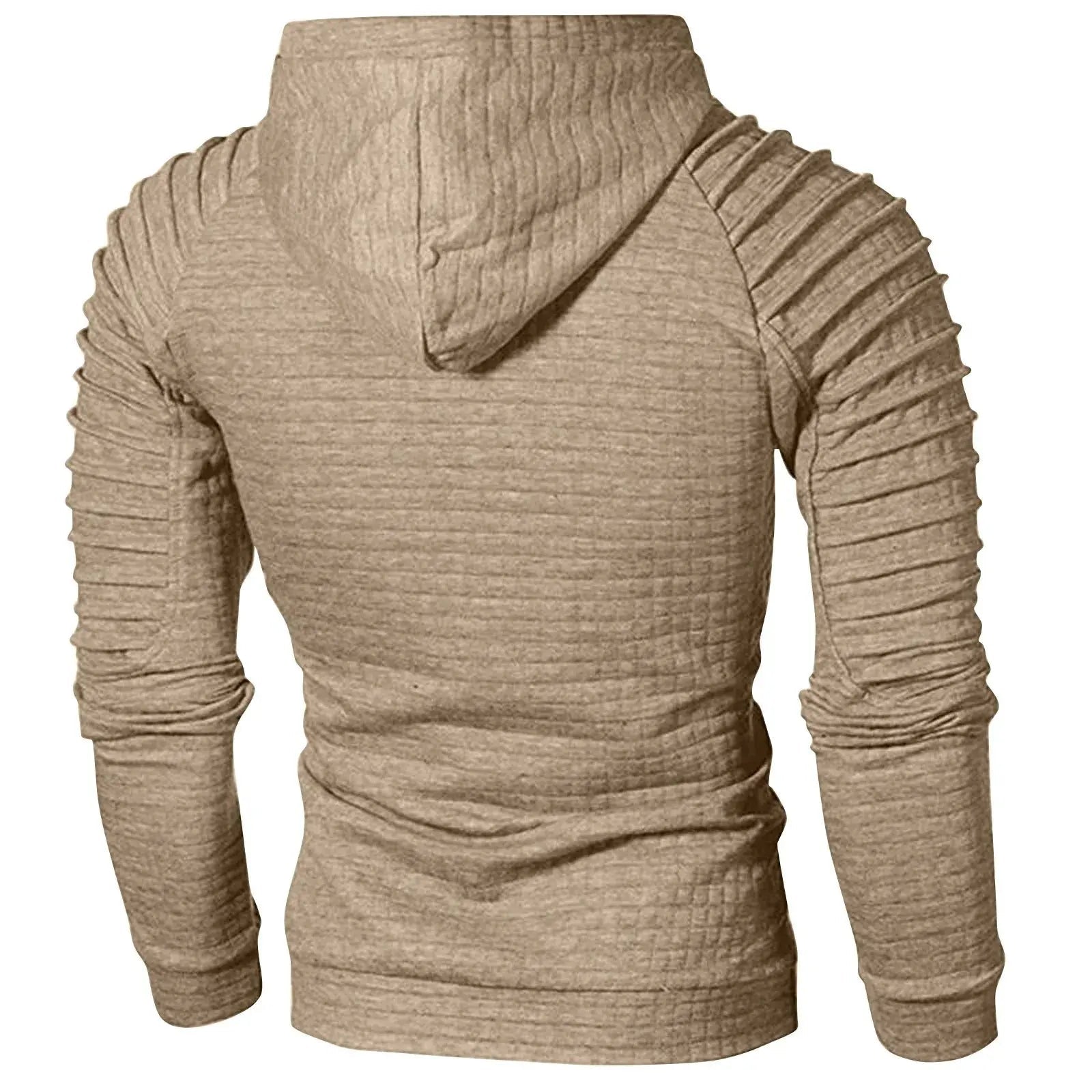 Men's Zip - up Hooded Sweatshirt - Winter Hooded Coat Pullover. - Honesty Sales