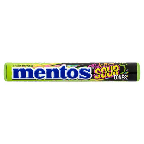 Mentos Sour Tones Chewy Dragees 37.5g (40 x 37.5g) - Honesty Sales